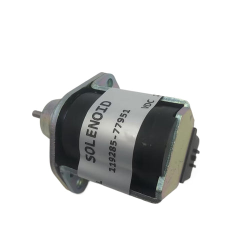 Fuel Solenoid 12V 1503ES-3TNA72 119285-77952 119285-77951 Compatible with Yanmar Diesel Engine 3TNE78 3TNE82A 3TNE88 3TNA72