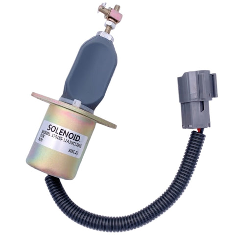 HP injection 24v Fuel Stop Solenoid Valve 1751ES-24A3UC12B1S Fits For Hyundai R60-5 Yanmar