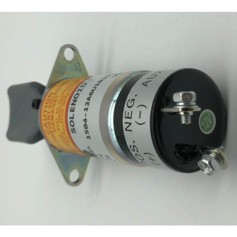HP injection Shut Off Solenoid 1504-12A7U1B1 SA-3527-T 12VDC for Yanmar Engine 2 Terminals