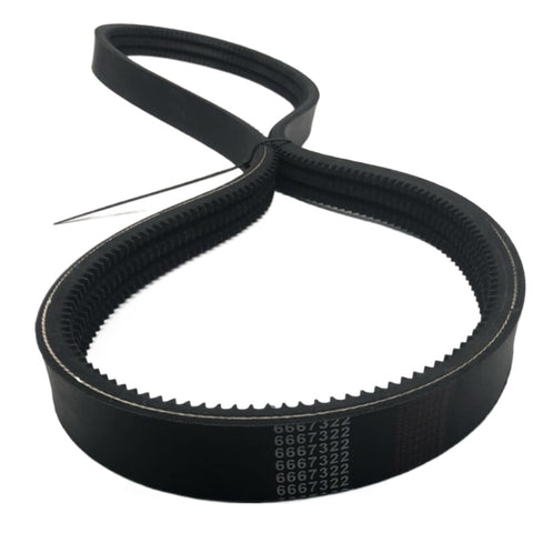 HP injection Main Pump Drive Belt 6667322 for Bobcat S175 S185 S205 S130 S150 T140 T180 T190