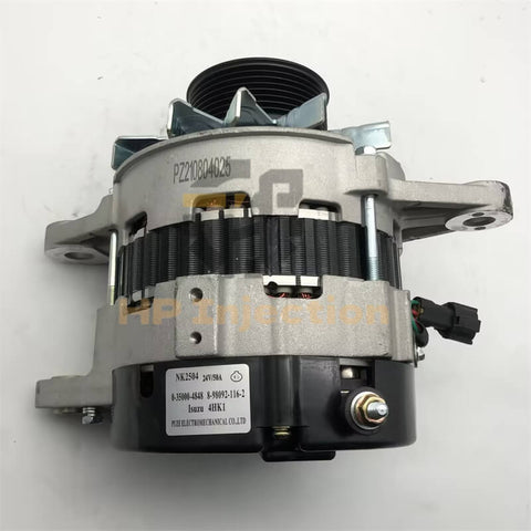 HP injection 24V Alternator 8-98092116-1 8-97375017-1 for Isuzu Engine 4HK1 Hitachi Excavator ZAX230 ZAX240-3 ZX170W-3 ZX200-3 ZX280L-3