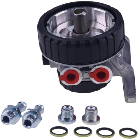 HP injection Fuel Filter Head RE70358 RE500160 For John Deere 5045D 5055D Hitachi LX100-5