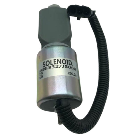 HP injection 716/30091 24V Fuel Stop Solenoid Valve For JCB JS240 JS260 JS130 JS160 JS180