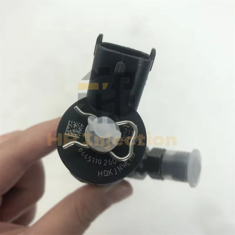 New Common Rail Diesel Fuel Injector 0445110260 Compatible for Bosch injection system for Control Valve F00VC01334 for Nozzle DLLA152P1525