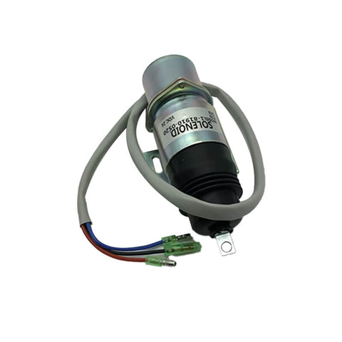 New Stop Solenoid MV2-17A 1-81910-0520 Compatible with Aichi Lift with ISUZU 4JG1 4JG2 6BG1 6BB1 24V