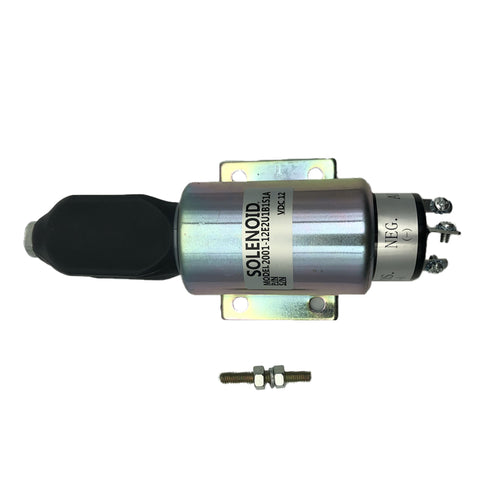 HP injection Fuel Shutoff Stop Solenoid Valve 12V 2001-12E2U1B1S1A for Woodward 3 Terminals