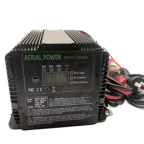 HP injection 48V 30A Battery Charger 128375GT 128375 for Genie AL4L AL5L GS-2668 GS-3268 GS-3369 GS-4069