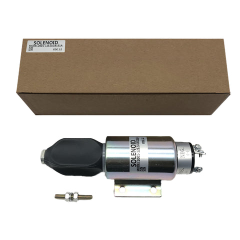 HP injection Fuel Shutoff Stop Solenoid Valve 12V 2001-12E2U1B1S1A for Woodward 3 Terminals